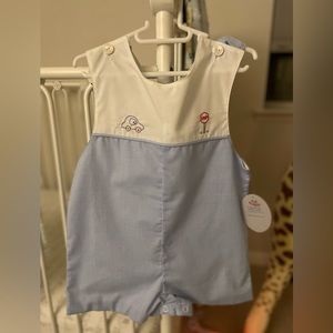 Baby Sen by Remember Nguyen boy car stop jon jon. NWT. 24 months